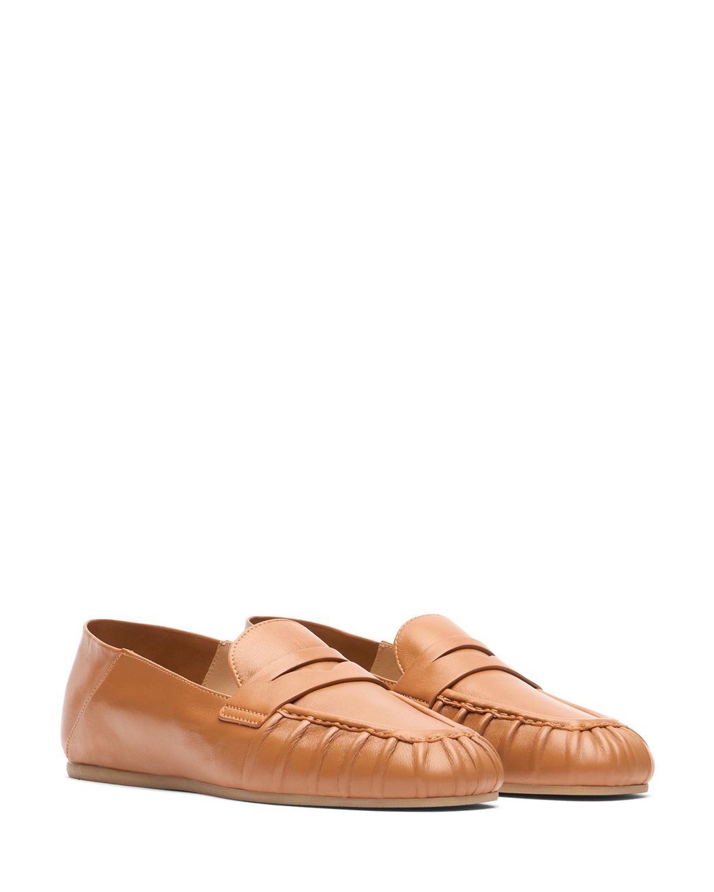 Stuart Weitzman Brown Brooks Loafer