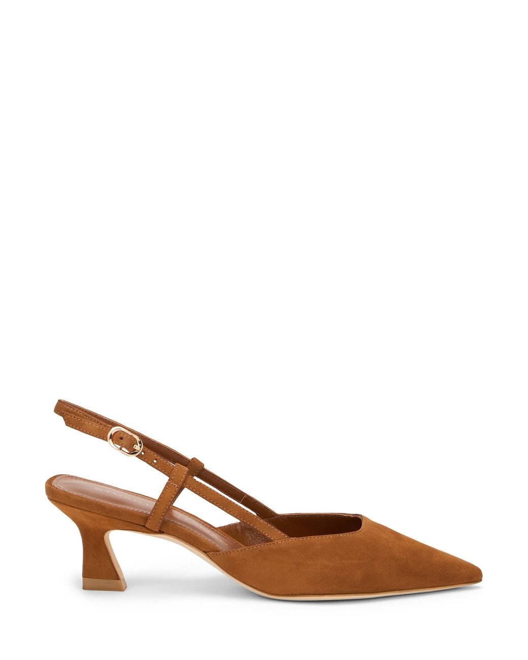 Vinnie 50 Slingback di Stuart Weitzman in Brown
