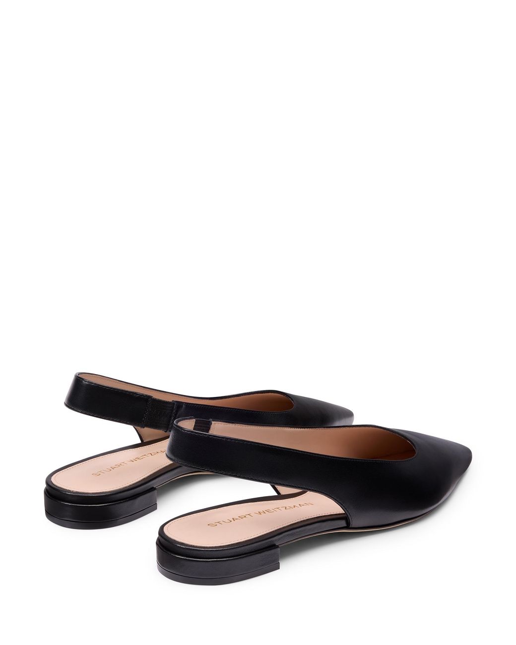 Stuart Weitzman Black Stassi Slingback