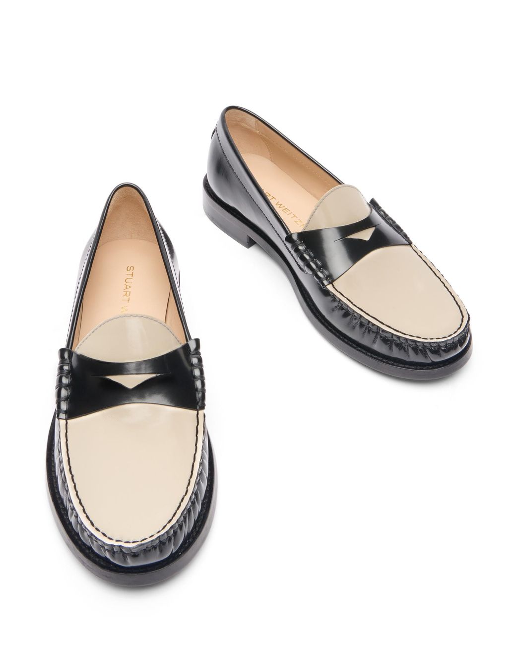 Stuart Weitzman Black Lottie Loafer