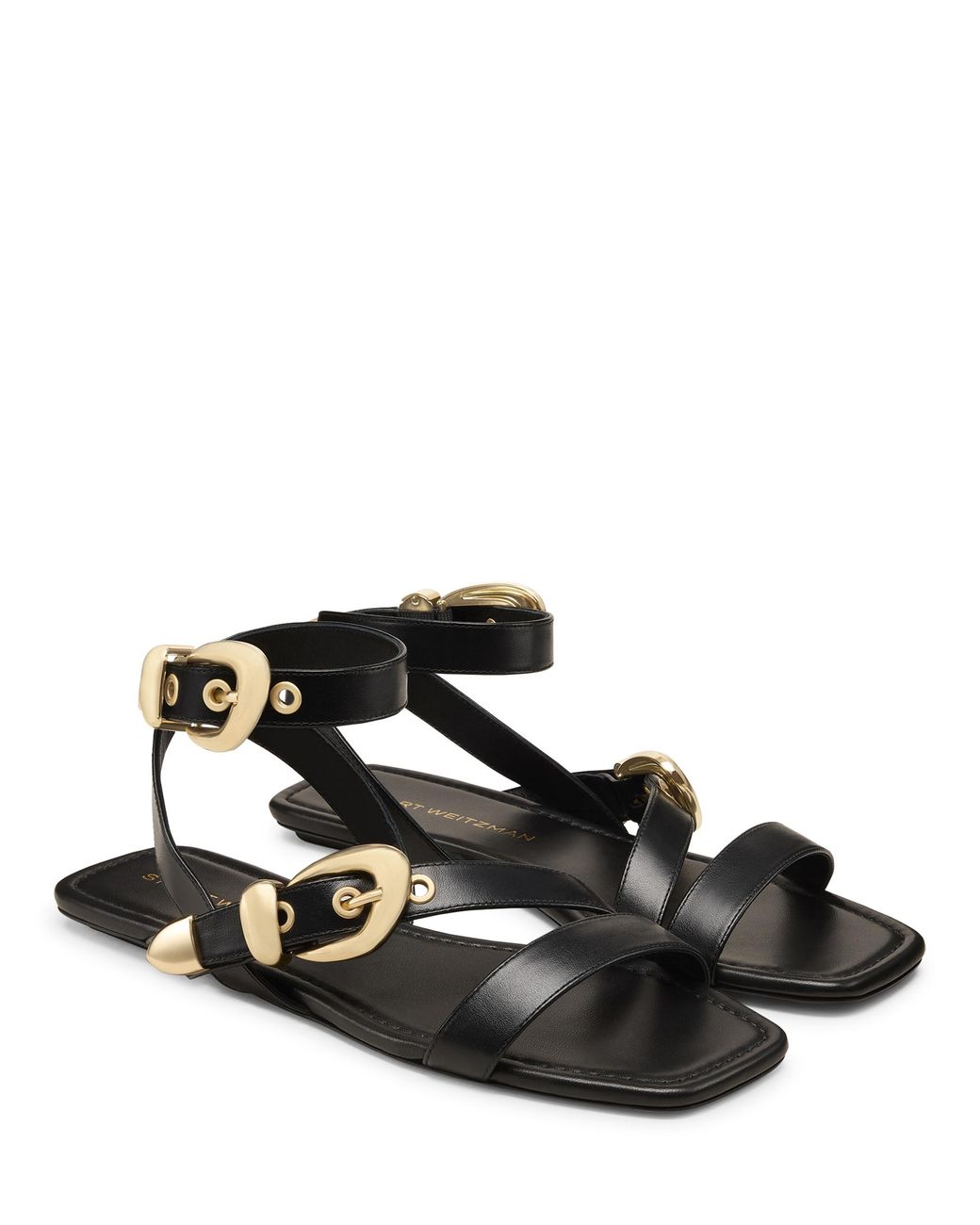 Stuart Weitzman Black Maven Sandal
