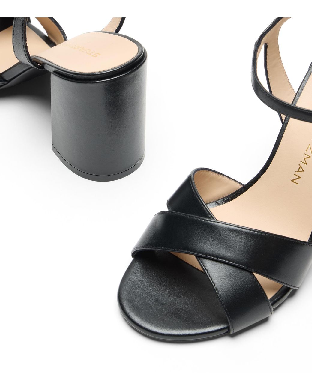 Stuart Weitzman Metallic Alyssa Block 85