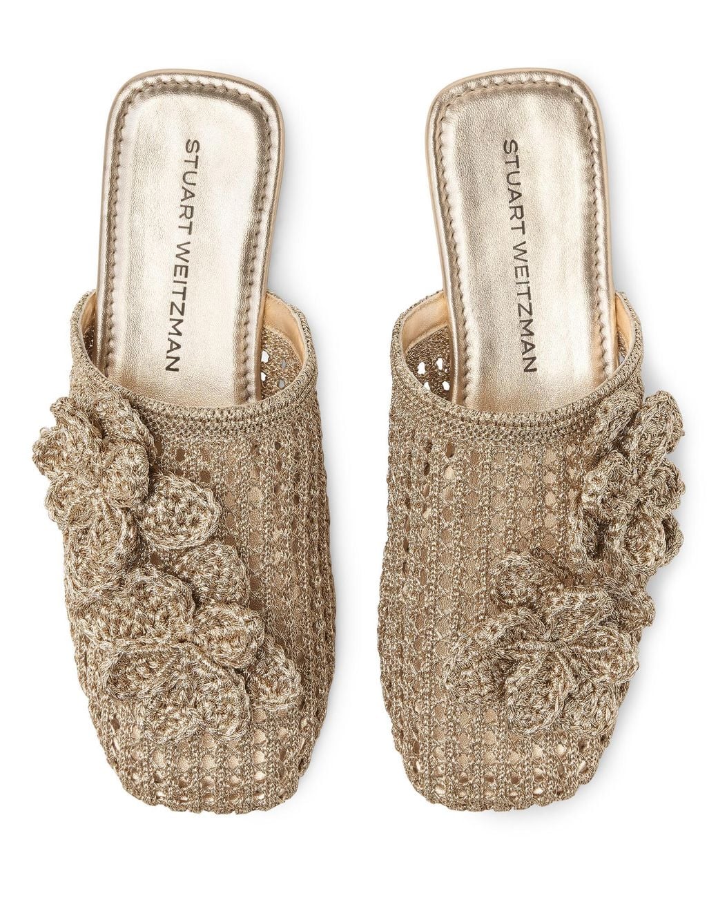 Stuart Weitzman Natural Lotus Mule