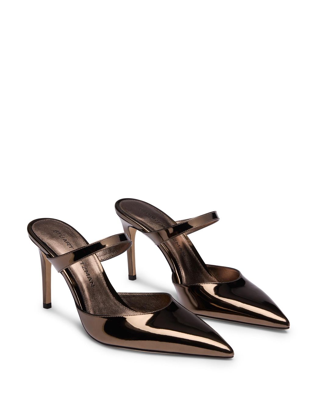 Stuart Weitzman Brown Stuart Power Mule 85