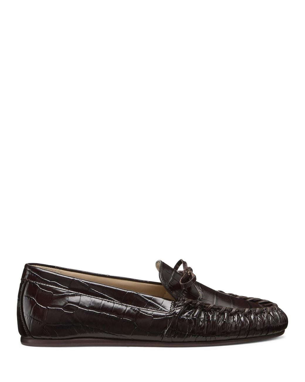 Stuart Weitzman Black Britt Bow Loafer