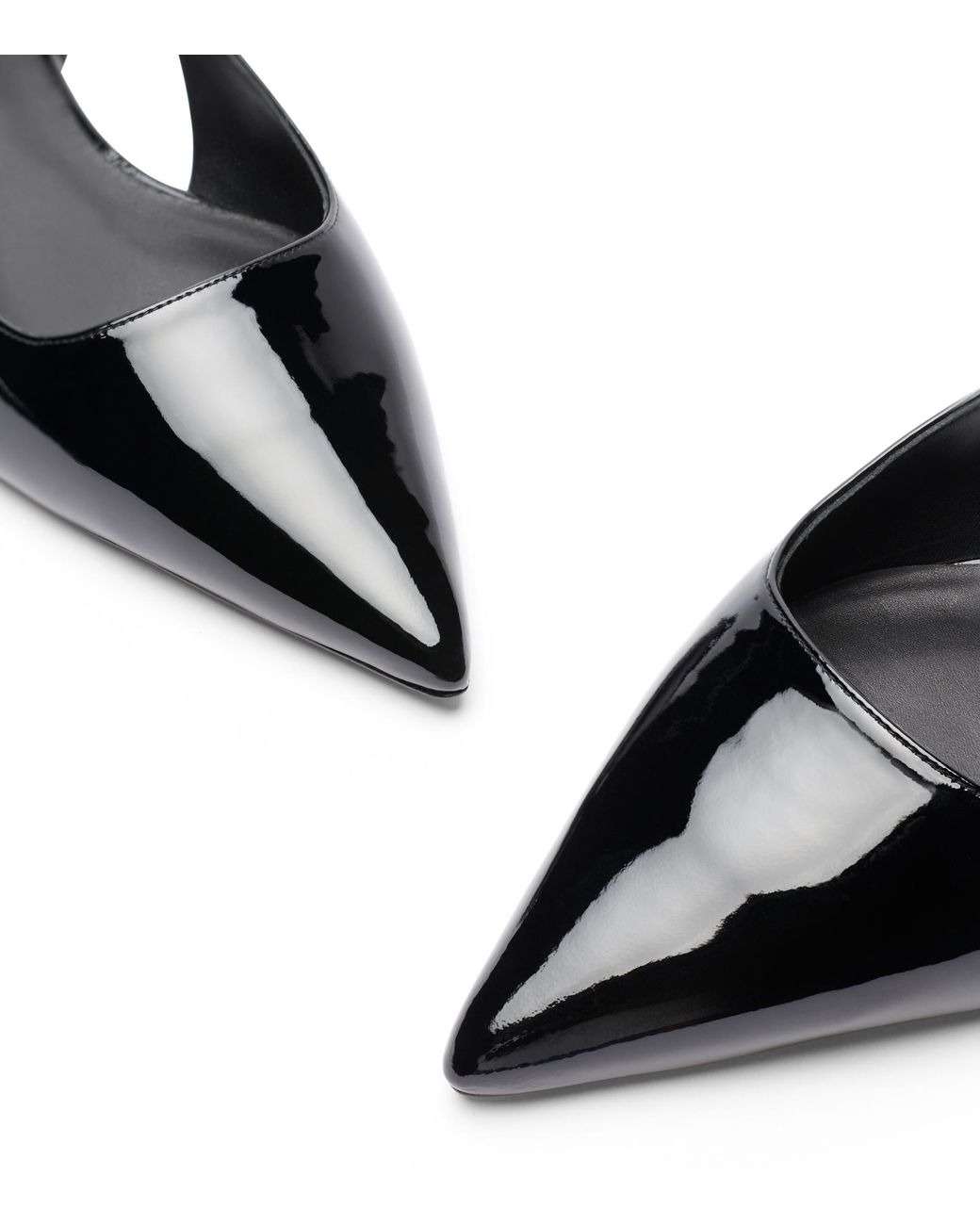 Stuart Weitzman Black Stuart Power Cutout Flat