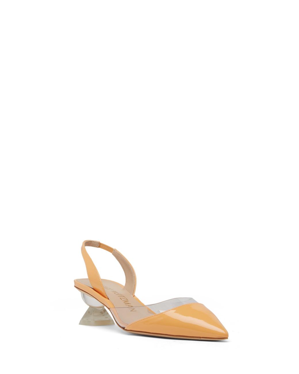 Stuart Weitzman Multicolor Lucite Sculpt Sling 50 Pm