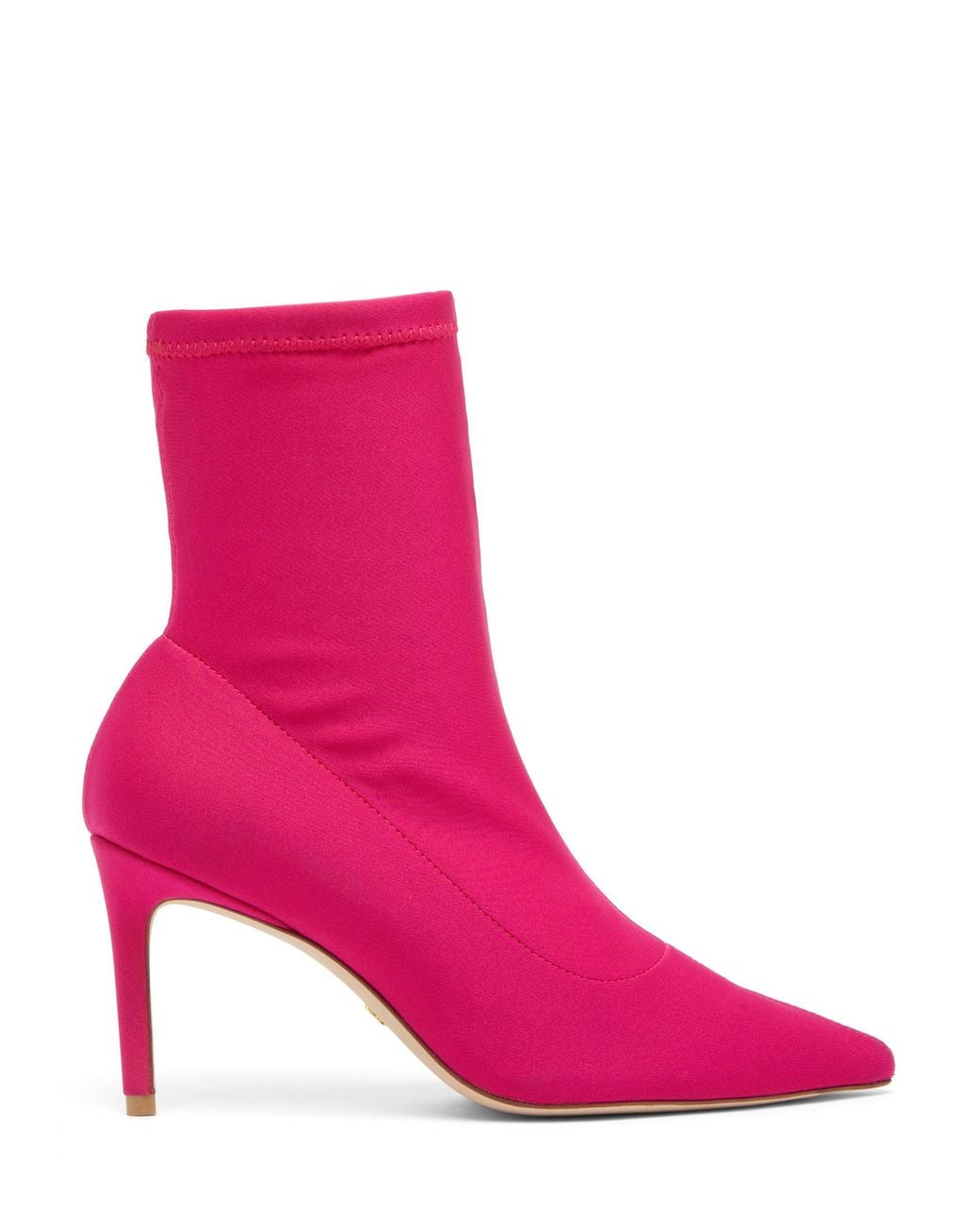 Stuart Weitzman Pink Stuart 85 Stretch Bootie
