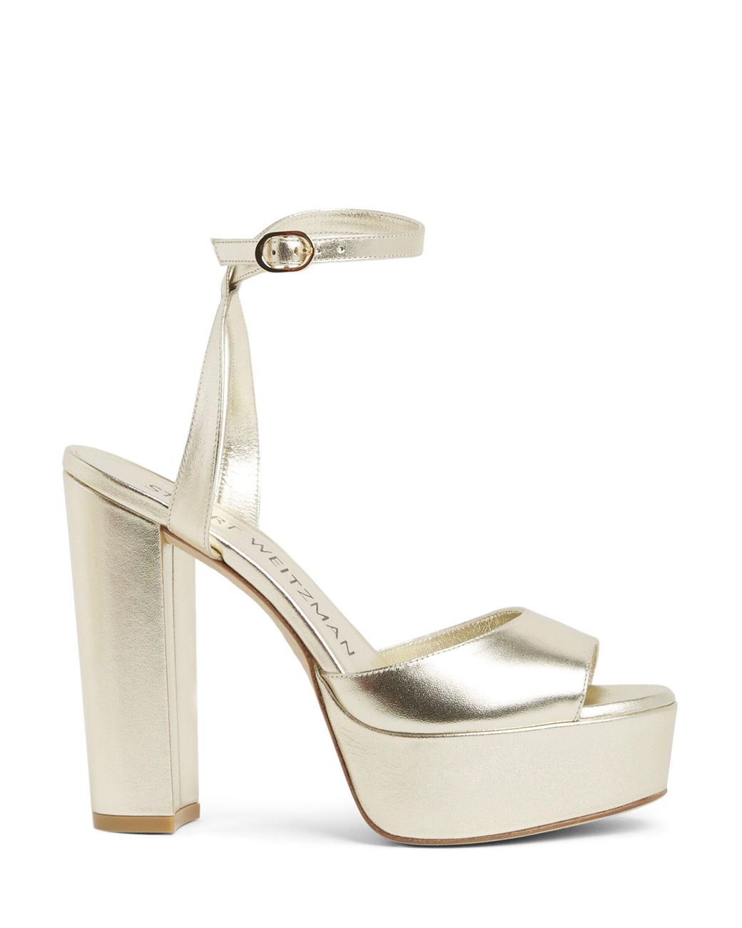 Stuart weitzman hot sale gold heels