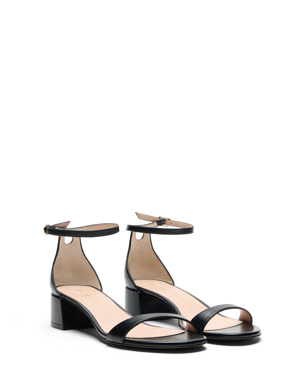 Stuart Weitzman Black Nudist Block