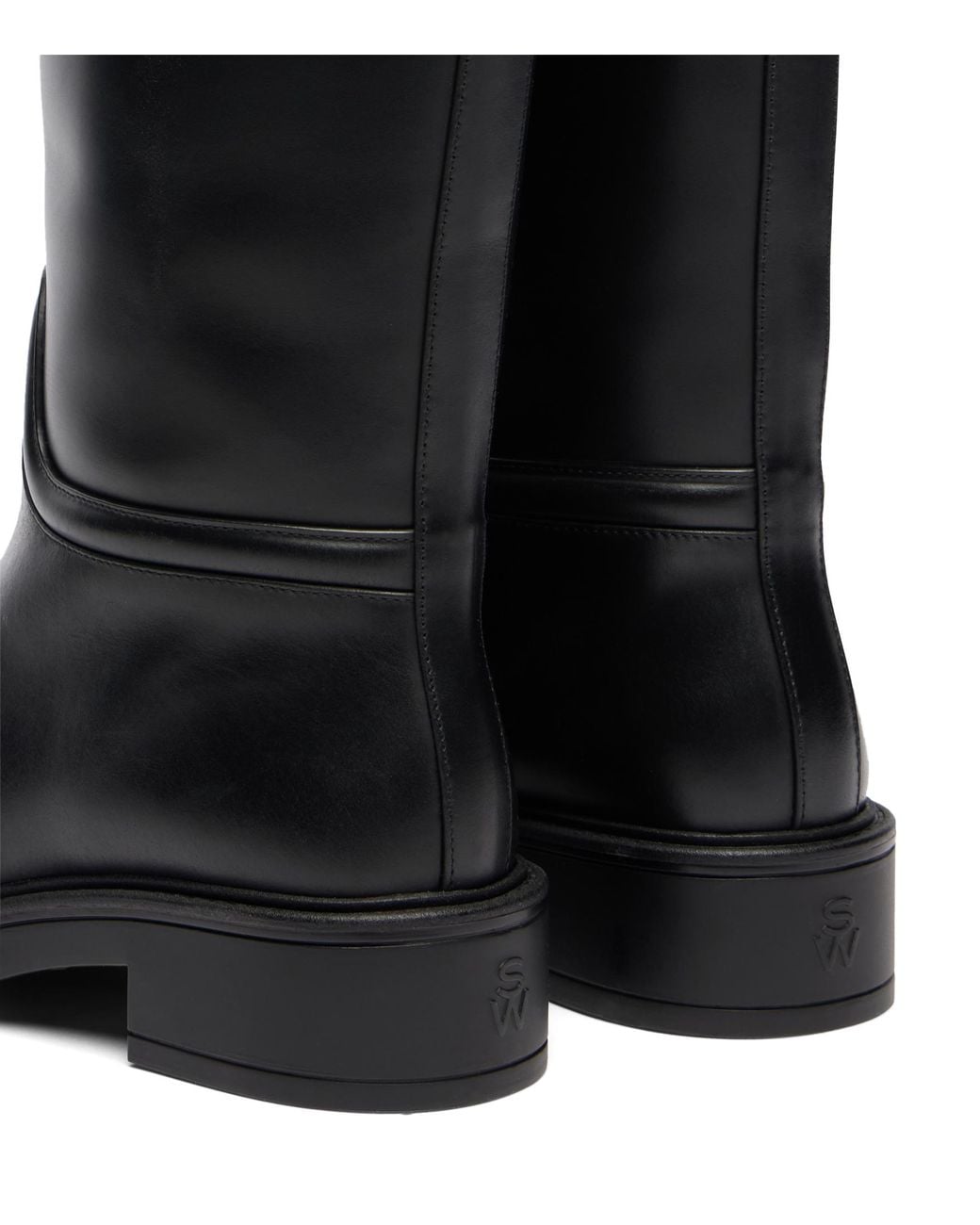 Botte Cavalière Celia Stuart Weitzman en coloris Black