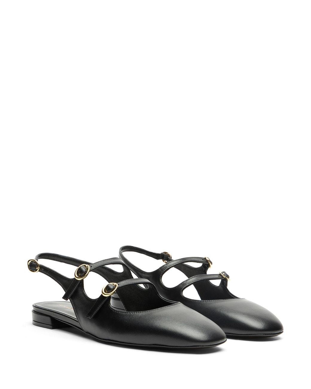Stuart Weitzman Black Benni Mj Slingback