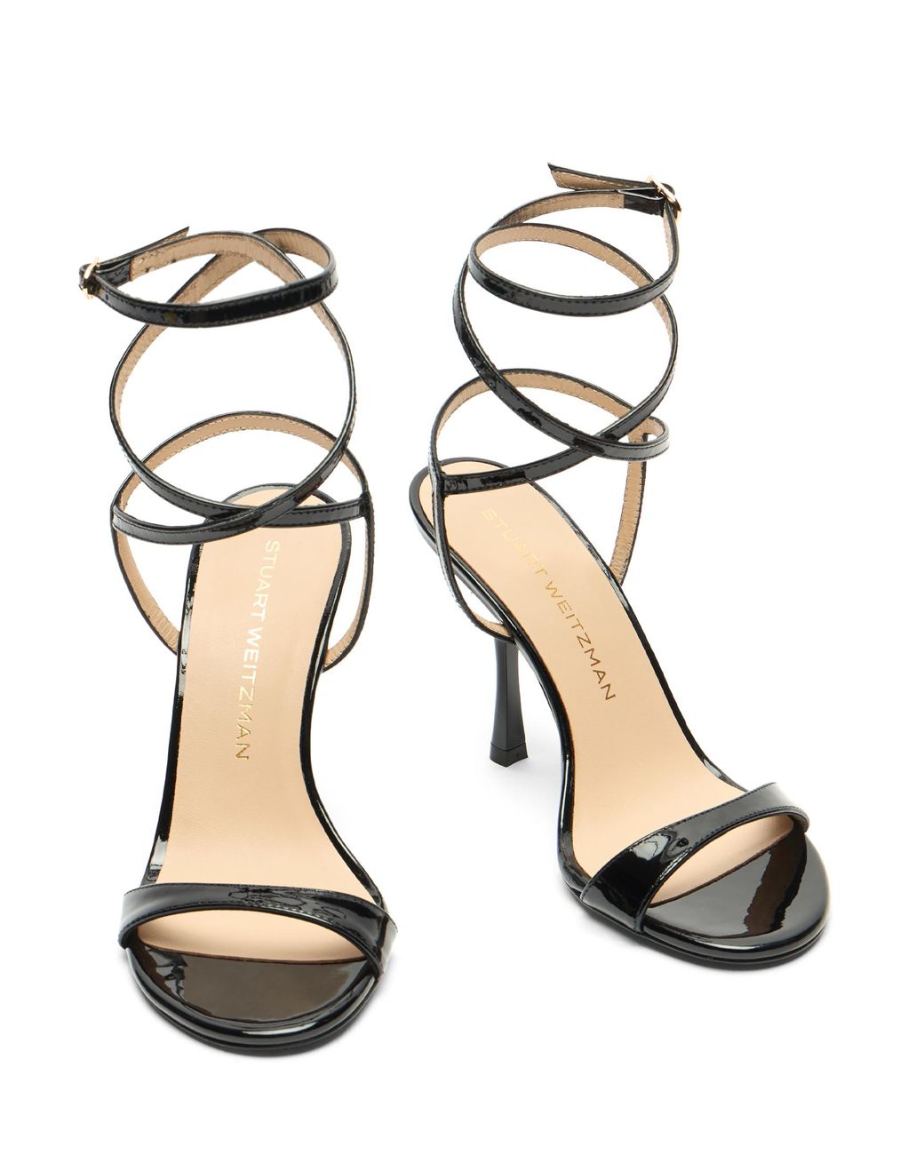 Stuart Weitzman Black Nudist Wrap 100