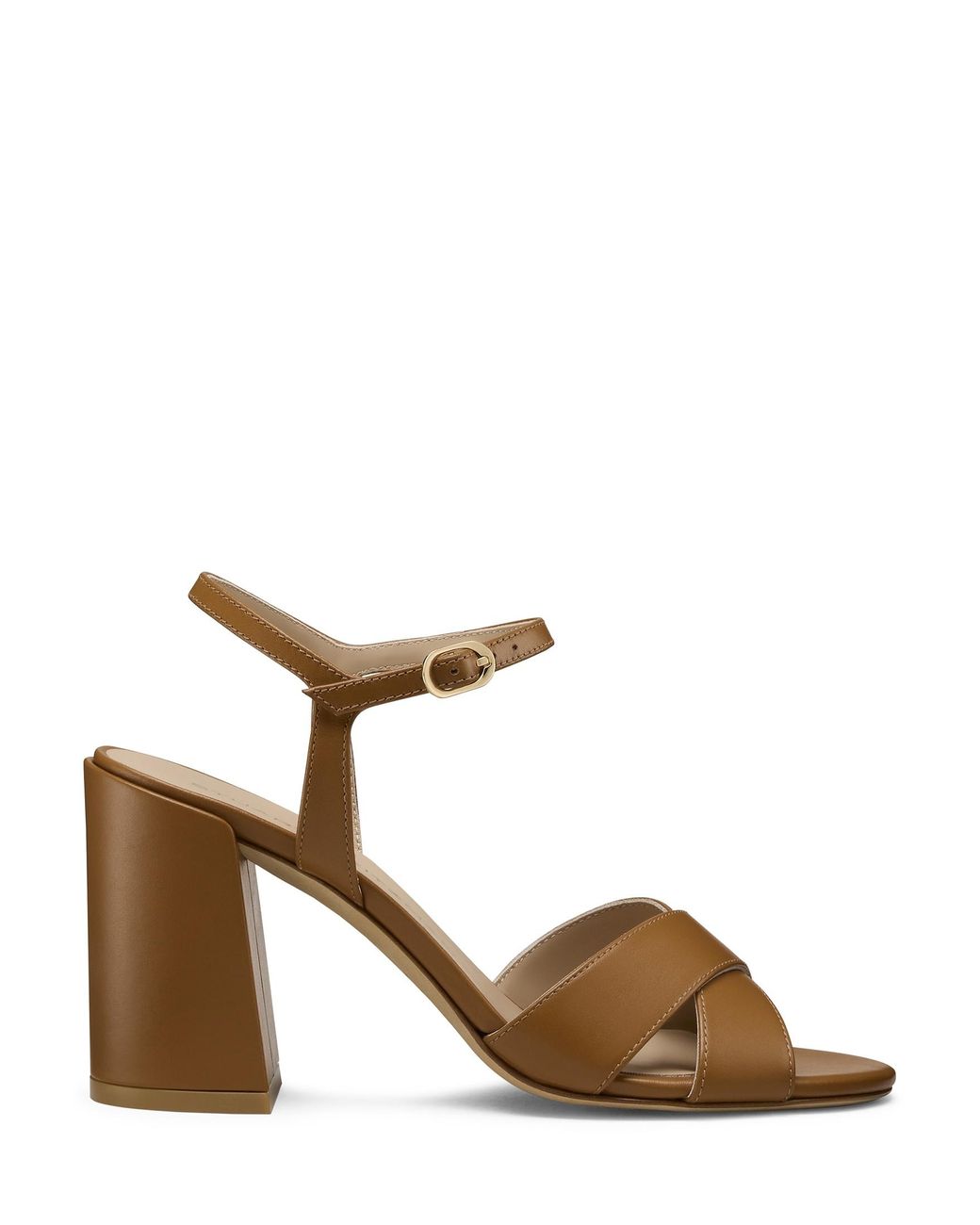 Stuart Weitzman Brown Alyssa Block 85