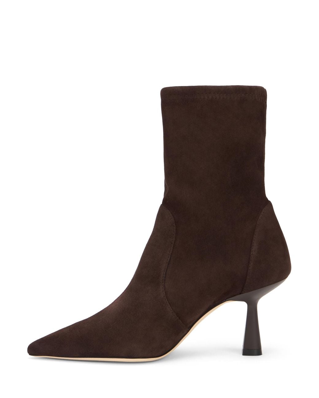 Stuart Weitzman Brown Stuart Super Sculpt Bootie 75