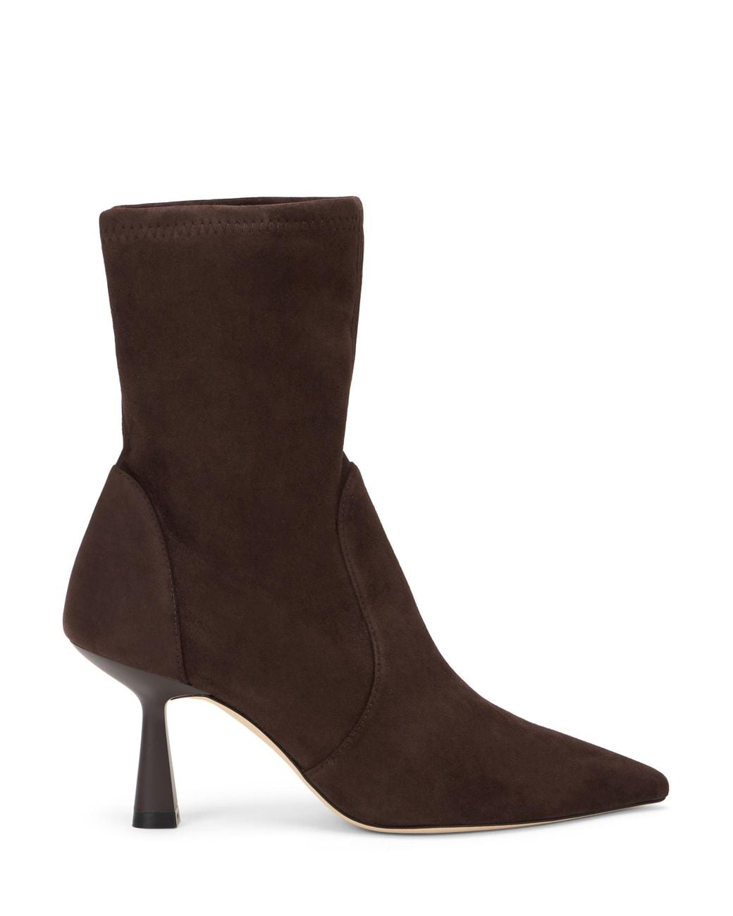 Stuart Weitzman Brown Stuart Super Sculpt Bootie 75