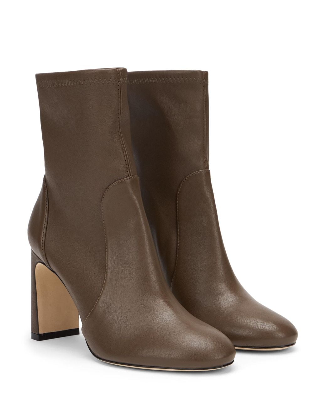Stuart Weitzman Brown Babette Bootie 85