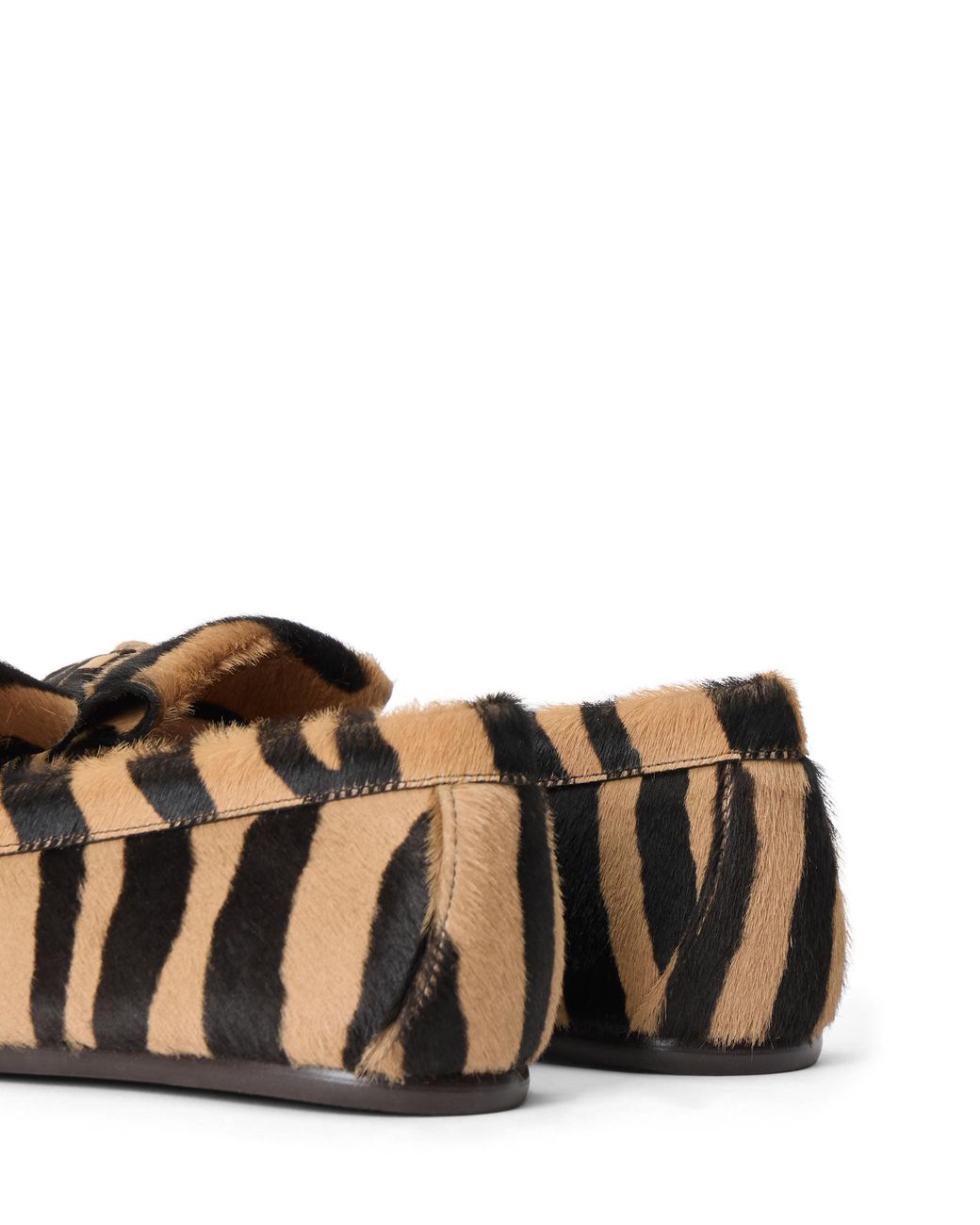 Stuart Weitzman Brown Britt Fransen Mokassin