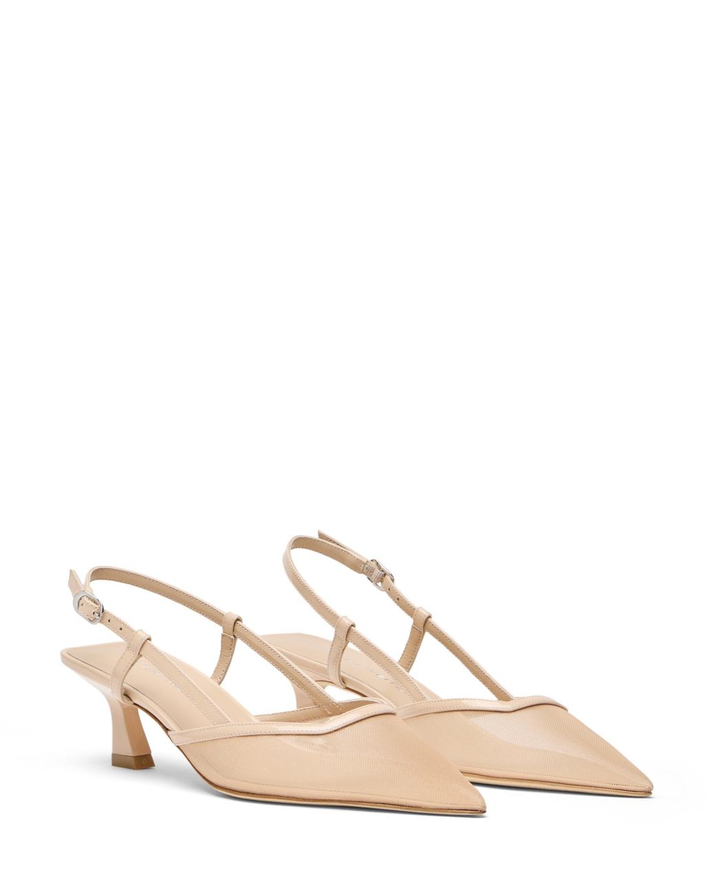 Vinnie 50 Slingback di Stuart Weitzman in Natural