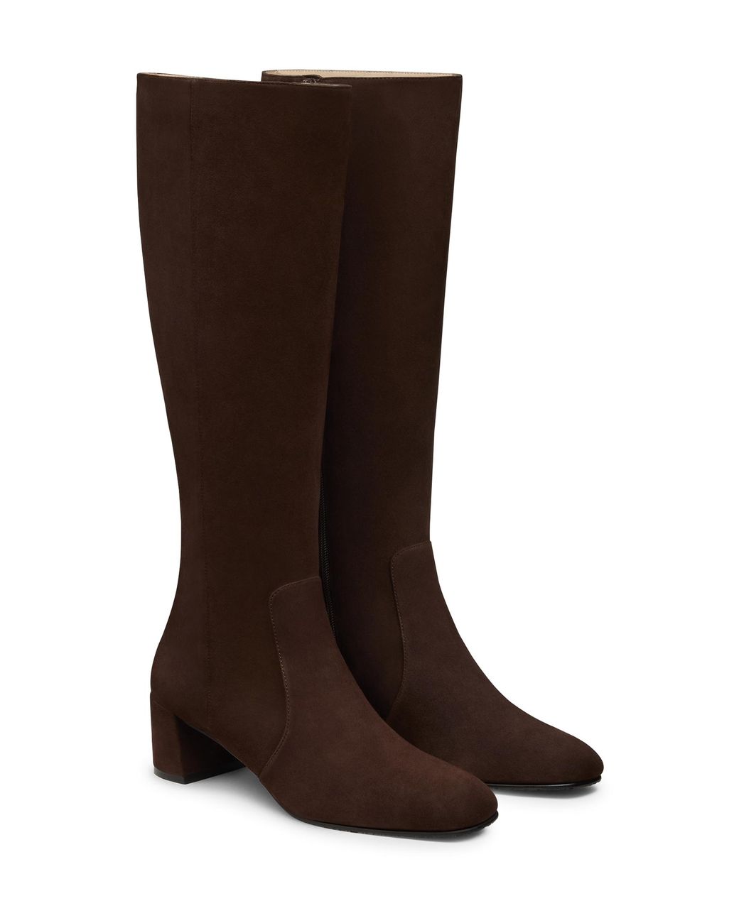Maeve Zip Boot di Stuart Weitzman in Brown
