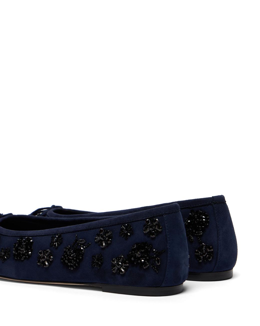 Stuart Weitzman Blue Prima Bow Ballet