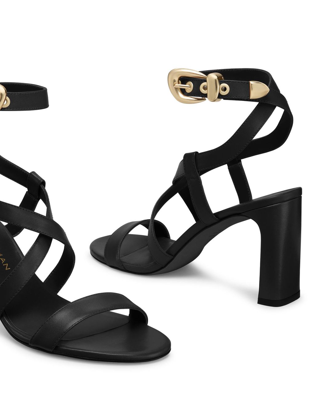 Stuart Weitzman Black Maven Block 85