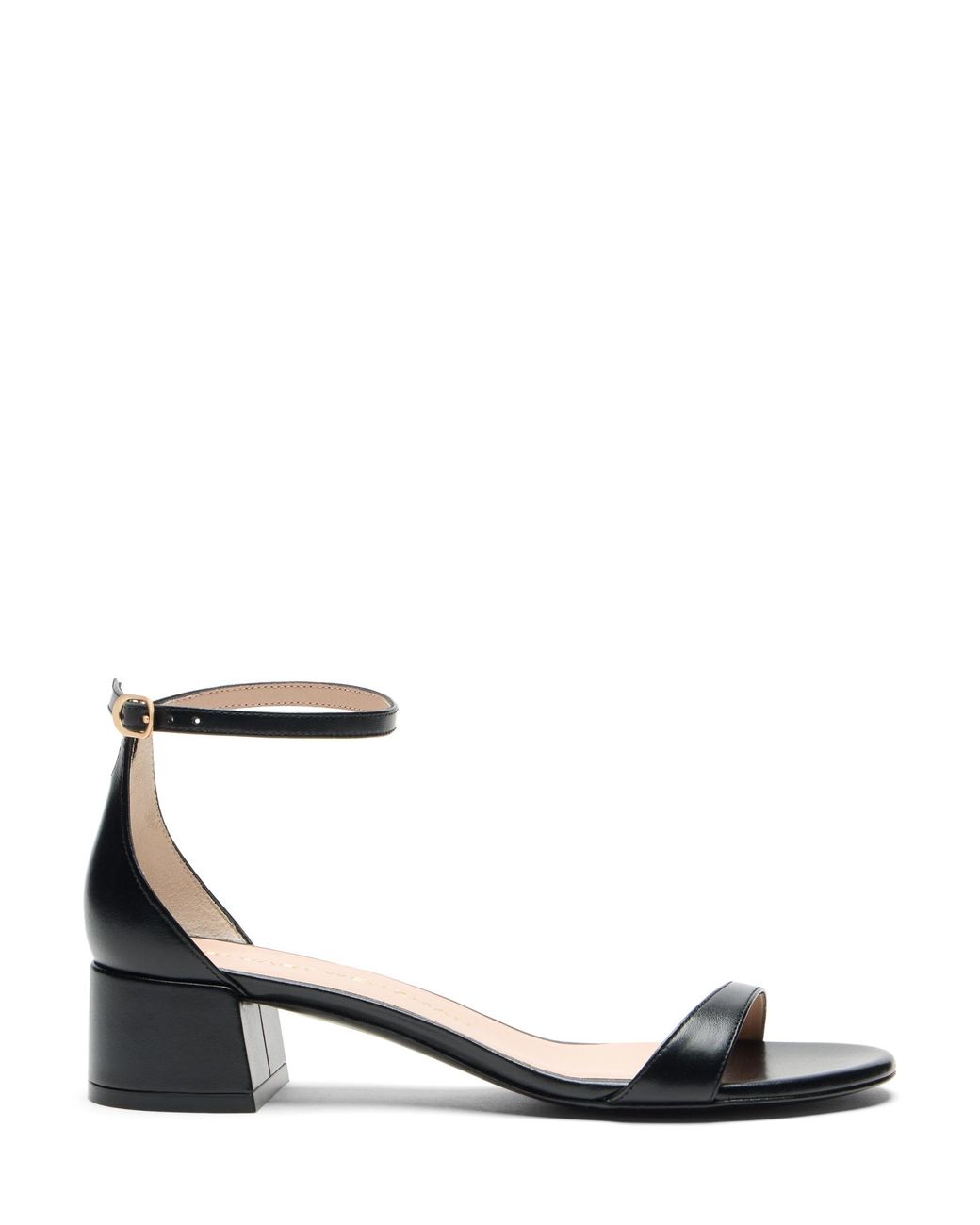 Stuart Weitzman Black Nudist Block