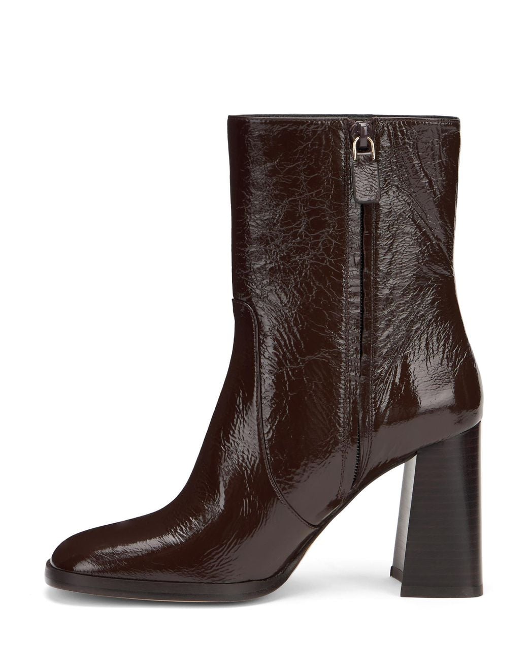 Stuart Weitzman Brown Vera Zip Bootie