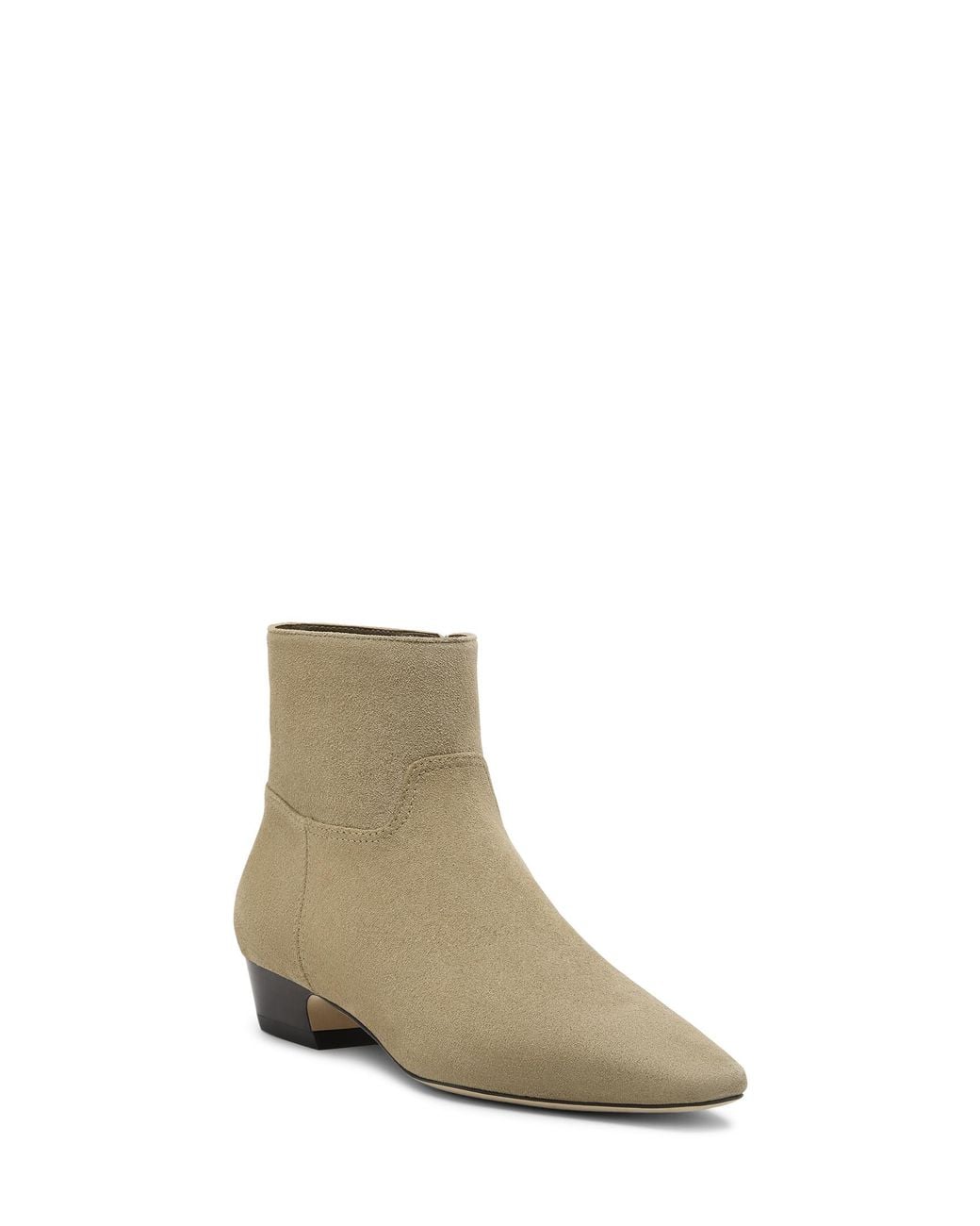 Stuart Weitzman Natural Stassi Zip Bootie