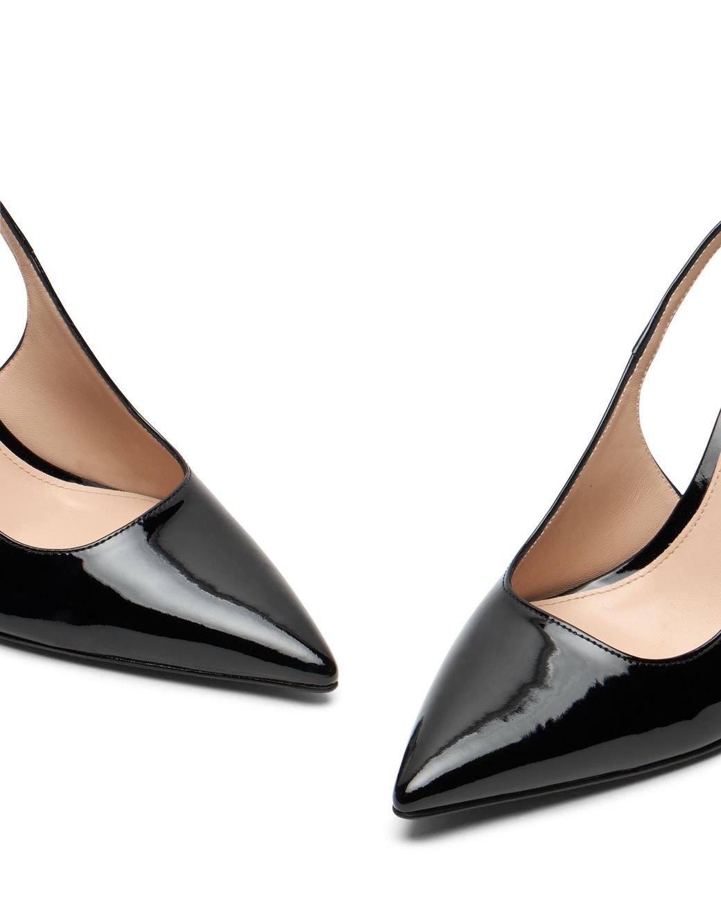 Stuart Weitzman Black Vinnie Sling Wedge 85
