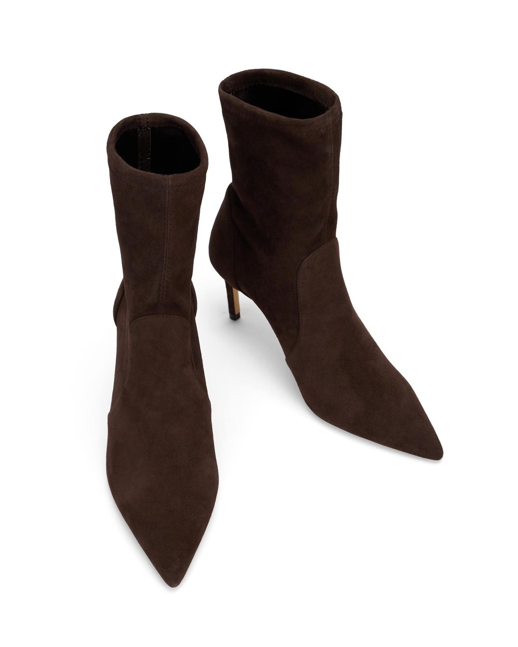 Stuart Weitzman Brown Stuart Power Bootie 75