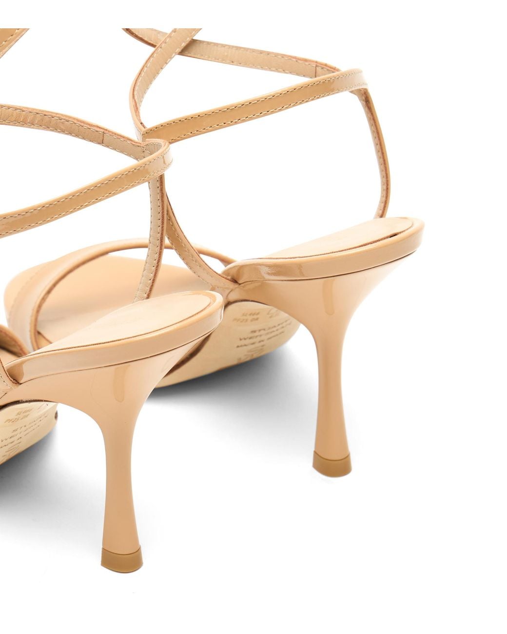Stuart Weitzman Metallic Nudist Wrap 100