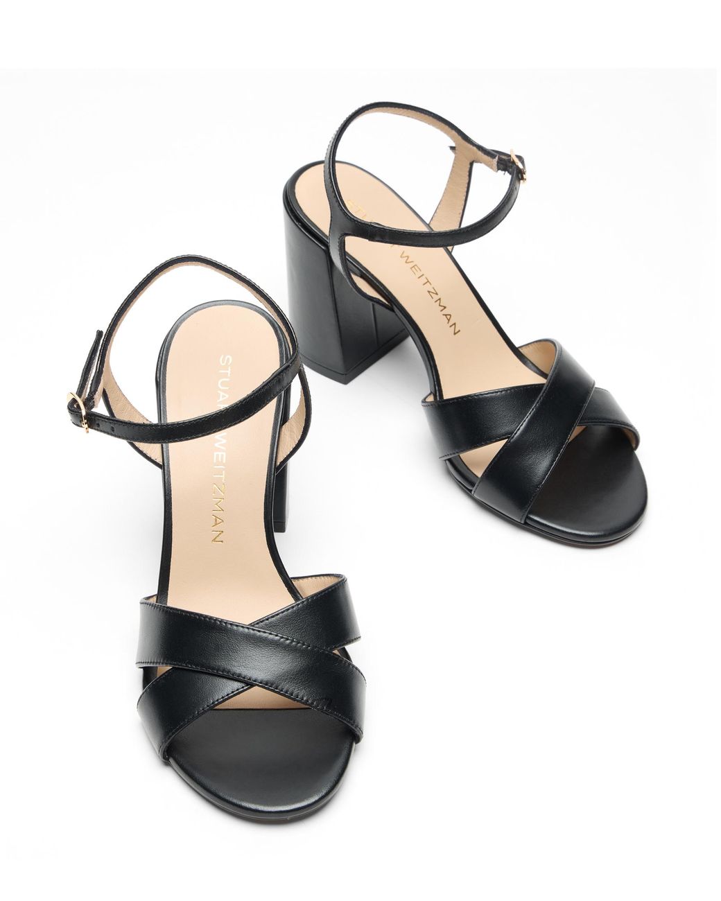 Stuart Weitzman Metallic Alyssa Block 85
