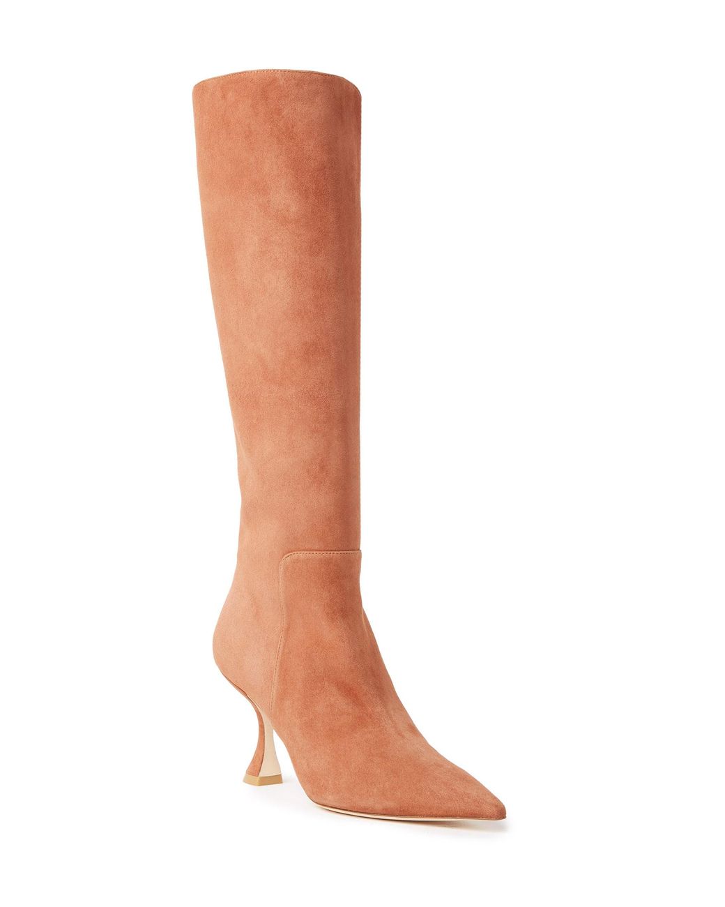 Stuart Weitzman Brown Xcurve 85 Slouch Boot