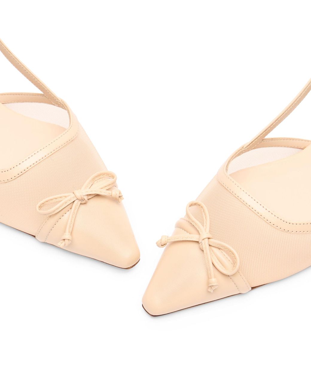 Stuart Weitzman Natural Ballerina Shoes