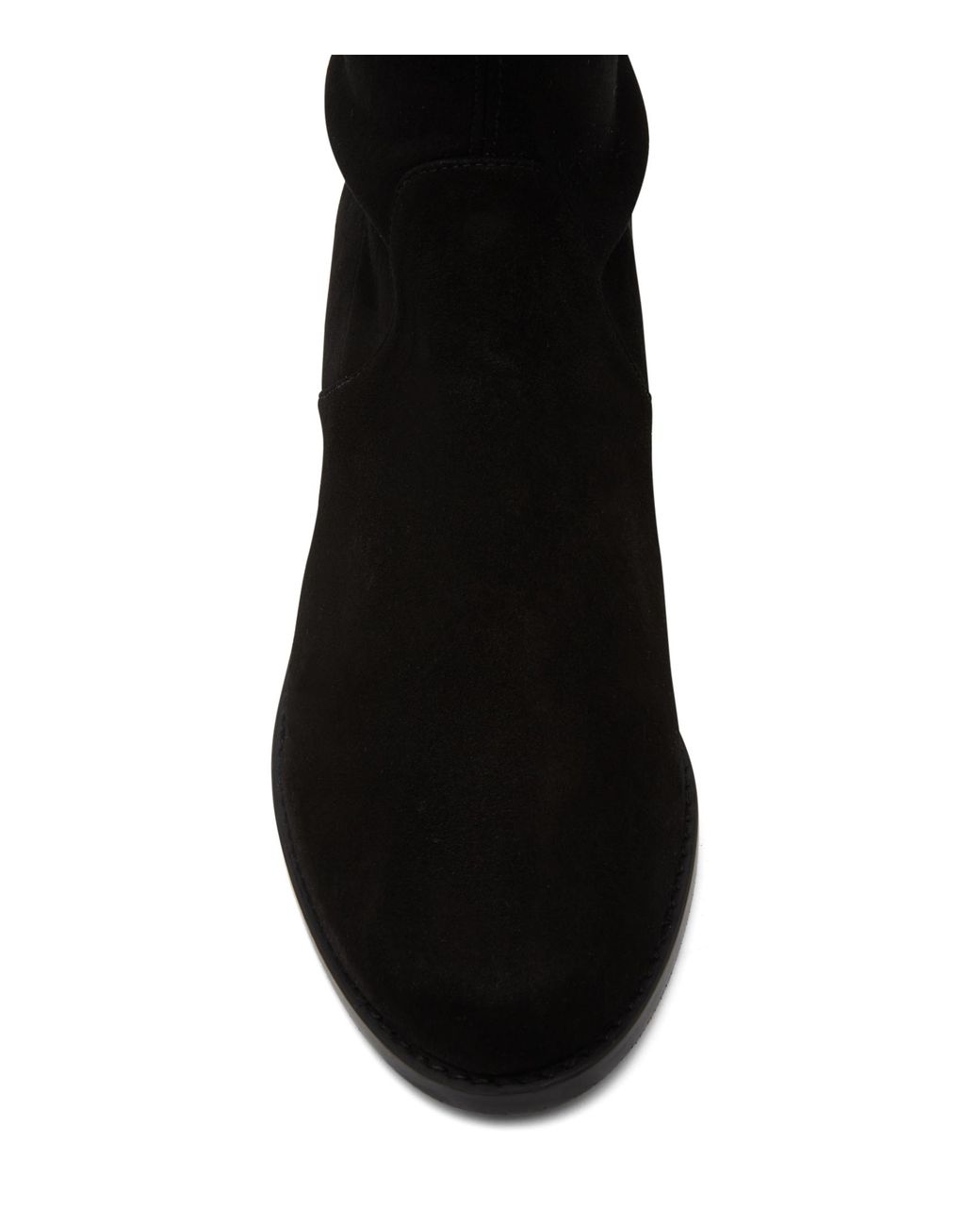 Stuart Weitzman Black Suede Knee-High Boots For
