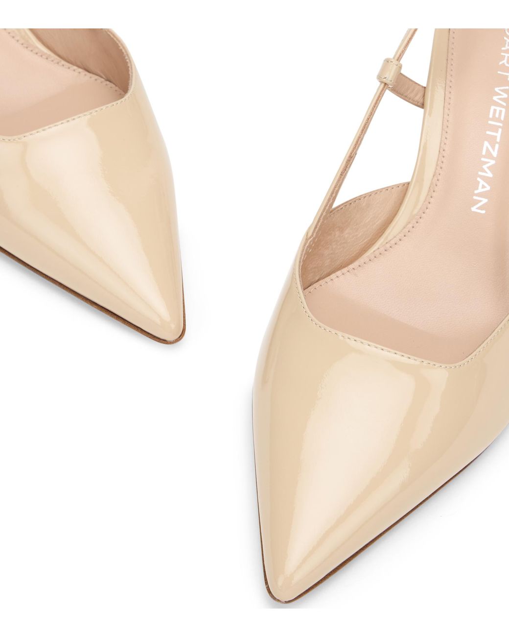 Vinnie 50 Slingback di Stuart Weitzman in Natural