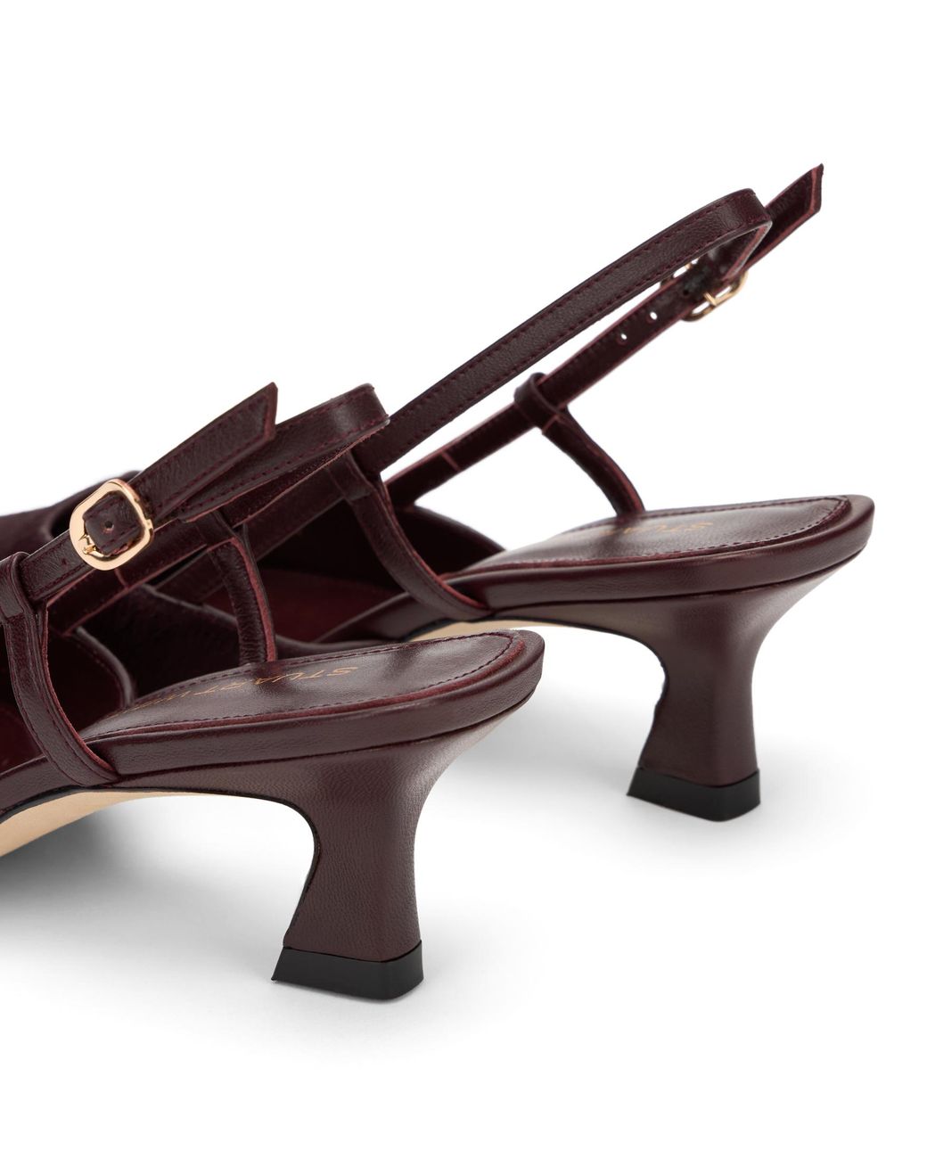 Stuart Weitzman Brown Vinnie 50 Slingback-Pumps