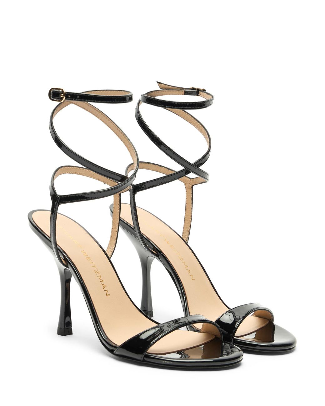 Stuart Weitzman Black Nudist Wrap 100