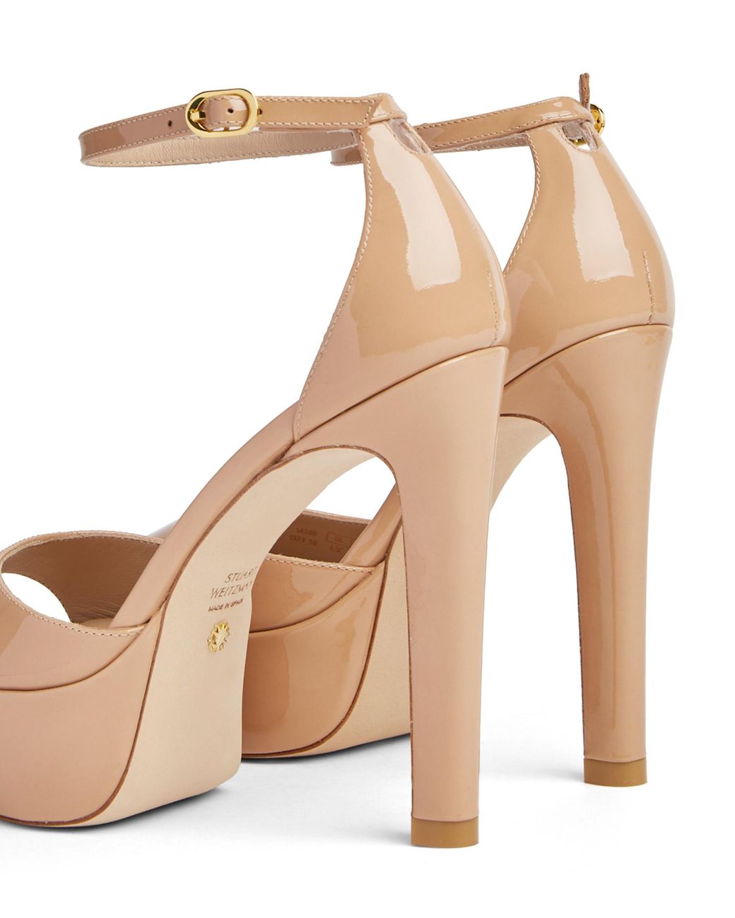 Stuart Weitzman Natural High Heel Sandals