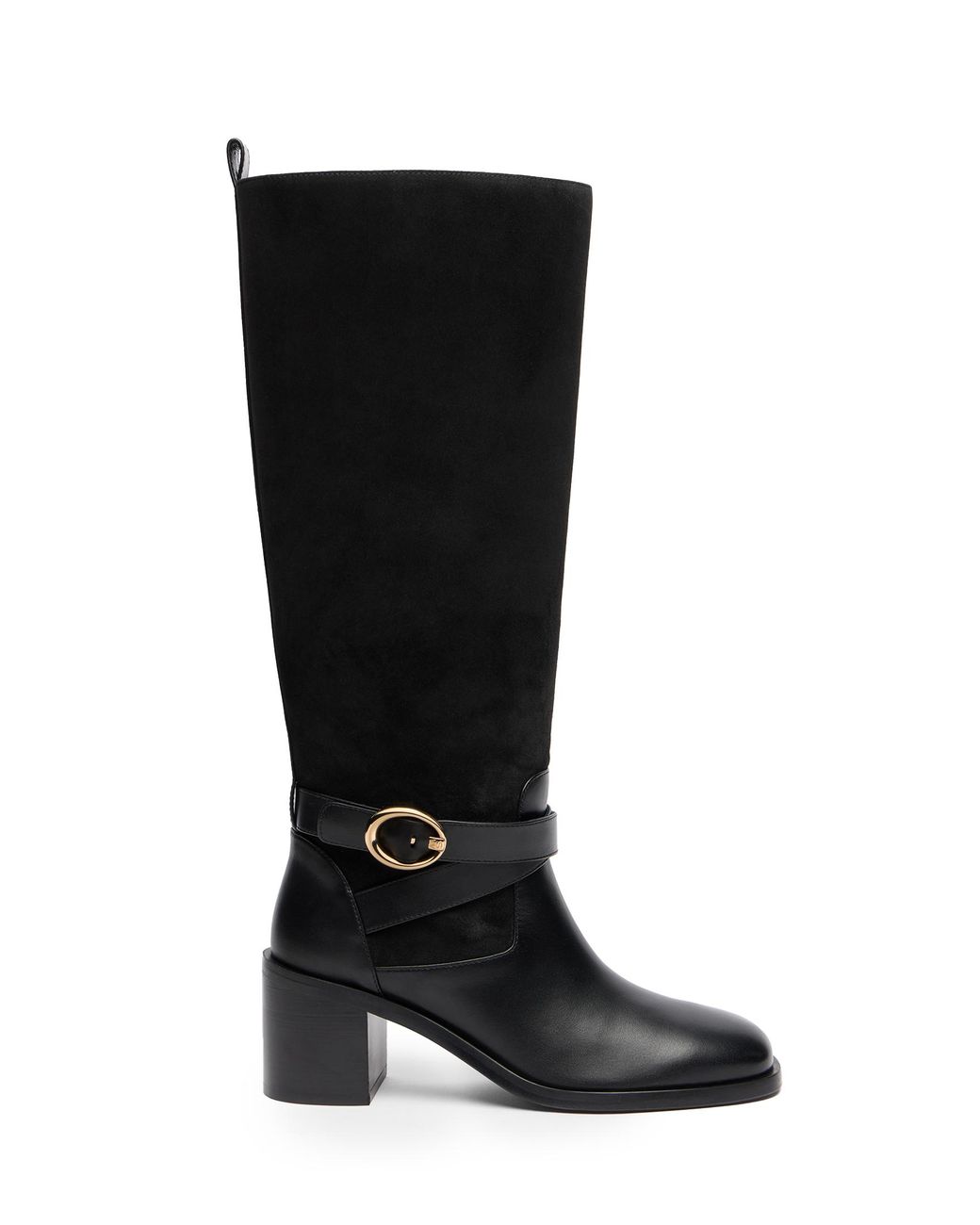 Stuart Weitzman Black Benni Riding Boot 55