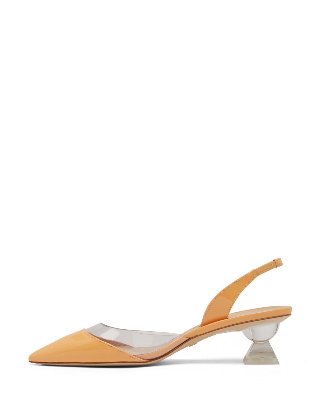 Stuart Weitzman Multicolor Lucite Sculpt Sling 50 Pm