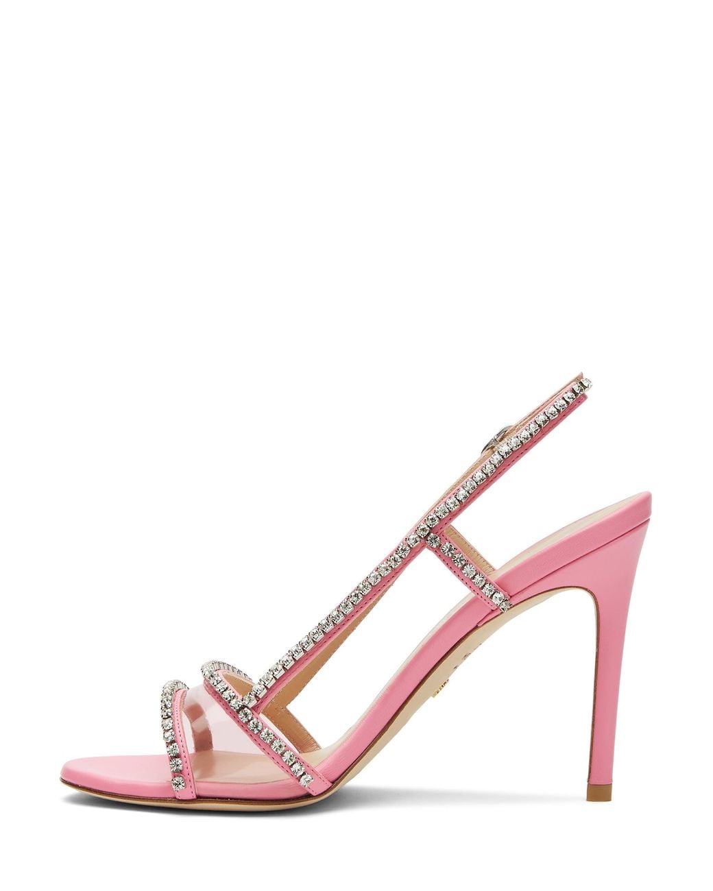 Stuart Weitzman Pink Mondrian Glam 100 Sandal