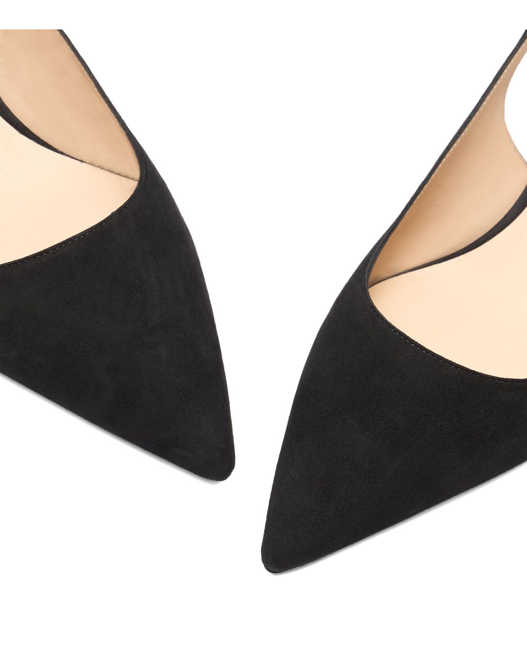 Stuart Weitzman Black Skulpt Slingback 35