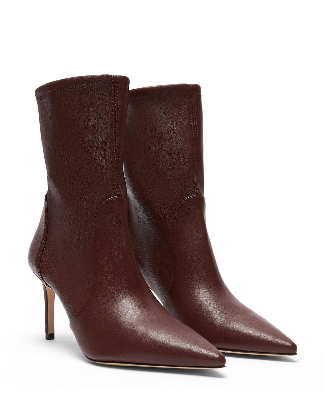 Stuart Weitzman Brown Heeled Boots