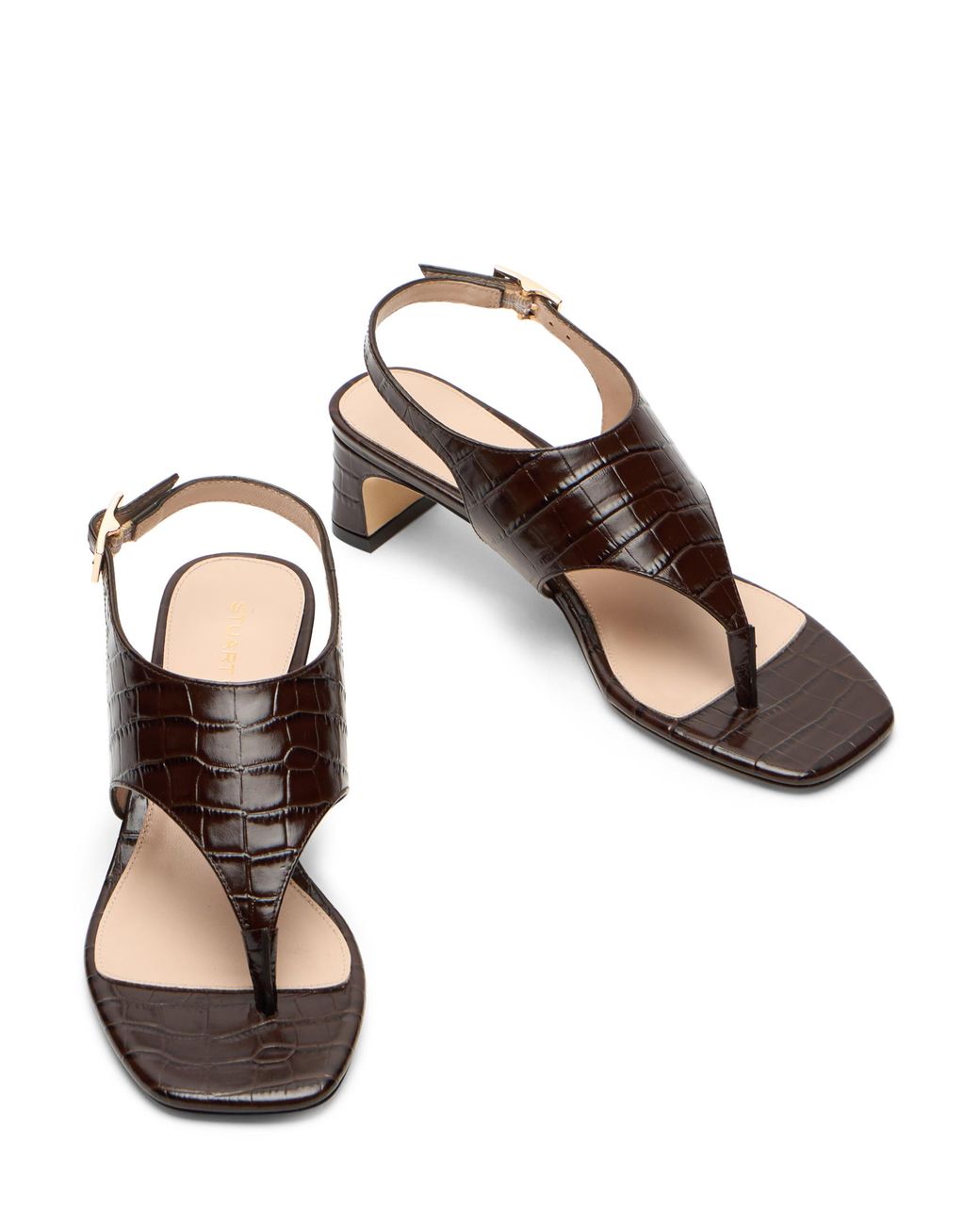 Stuart Weitzman Brown High Heel Sandals