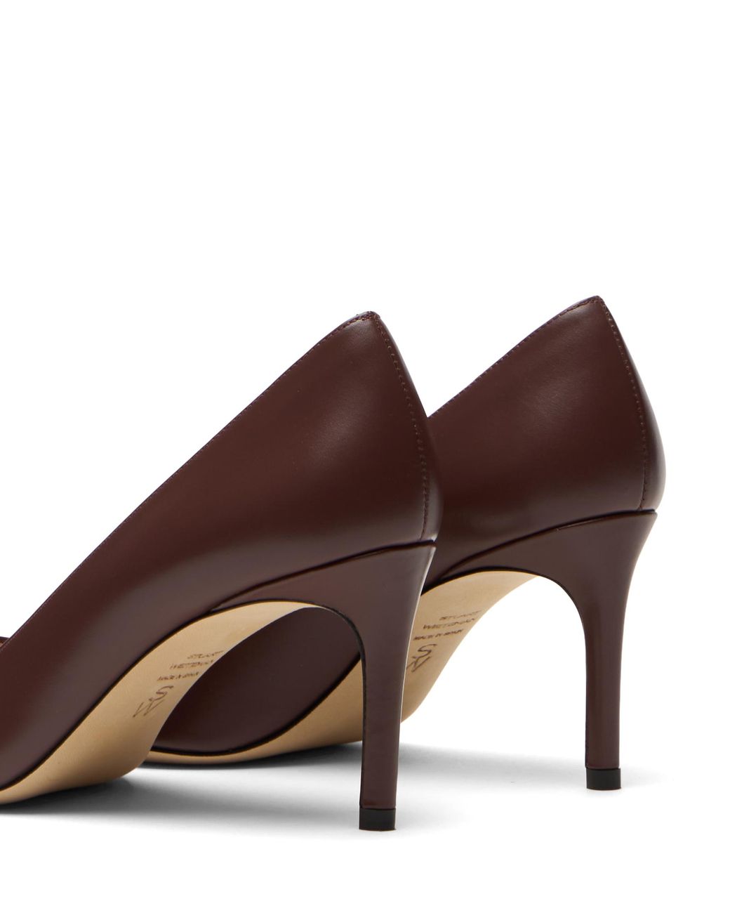 Stuart Weitzman Brown Stuart Power Pumps 75