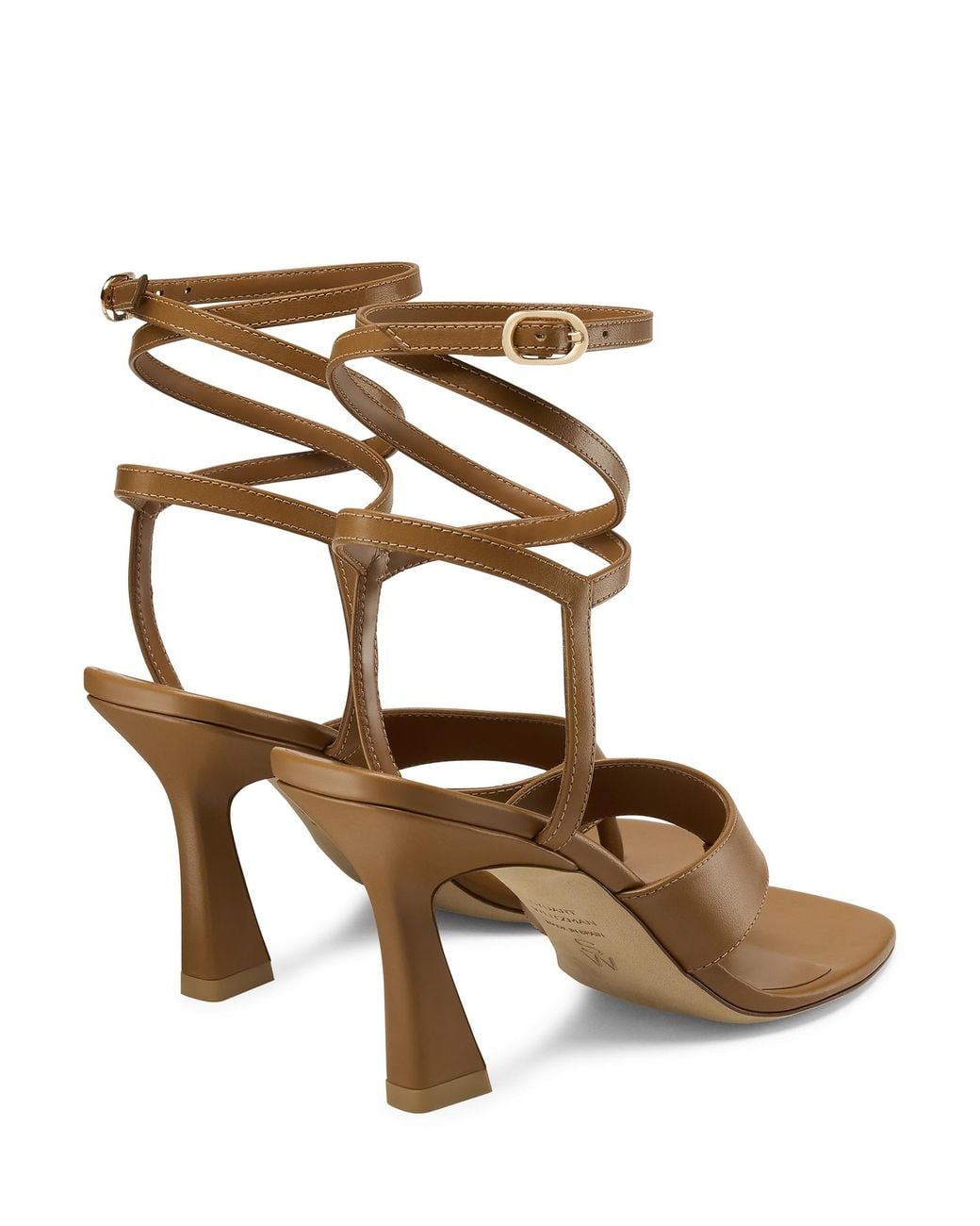 Stuart Weitzman Metallic Vinnie Wrap Thong 85