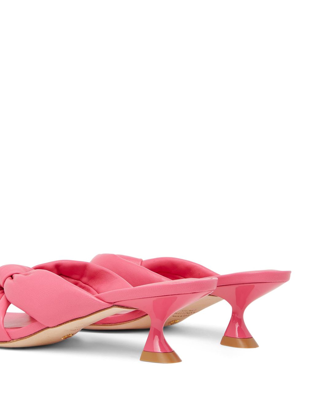 Stuart Weitzman Pink Playa 50 Knot Slide