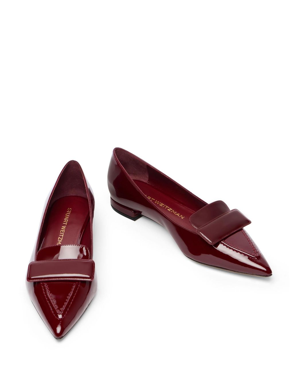 Stuart Weitzman Red Sovinnie Flat